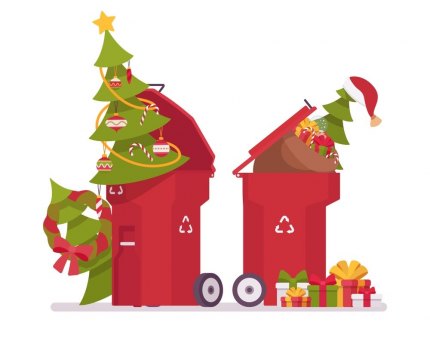 Minimizing Christmas packaging waste Celebrating the holidays plays a role in the creation of waste.